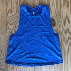 Born Primitive Cropped Athleisure Muscle Tank Racerback Medium